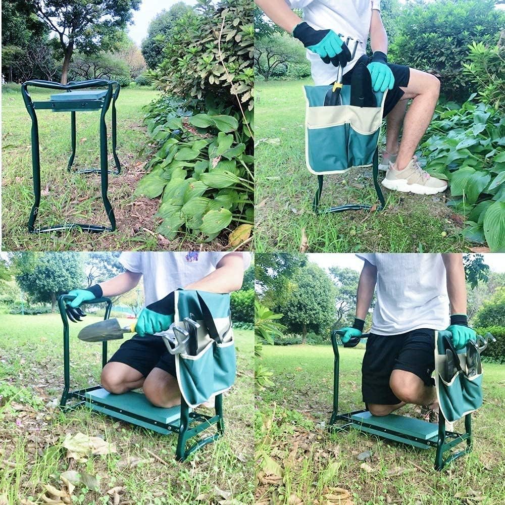 BESTHLS Garden Kneeler and Seat - Heavy Duty Folding Stool for Gardening, Protects Knees and Back, Supports up to 330 lbs - Great Gift for Gardeners - Image 6